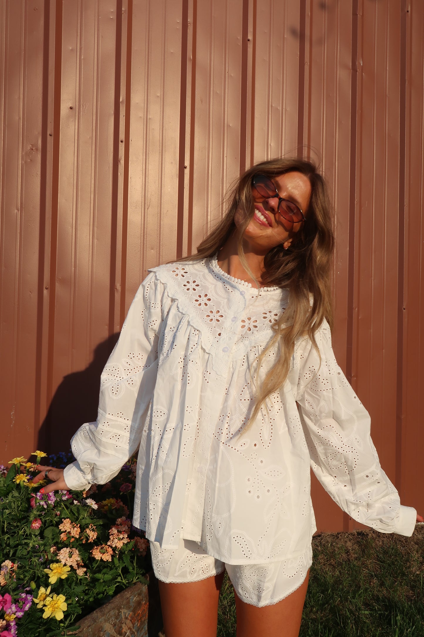 Milo Eyelet Top