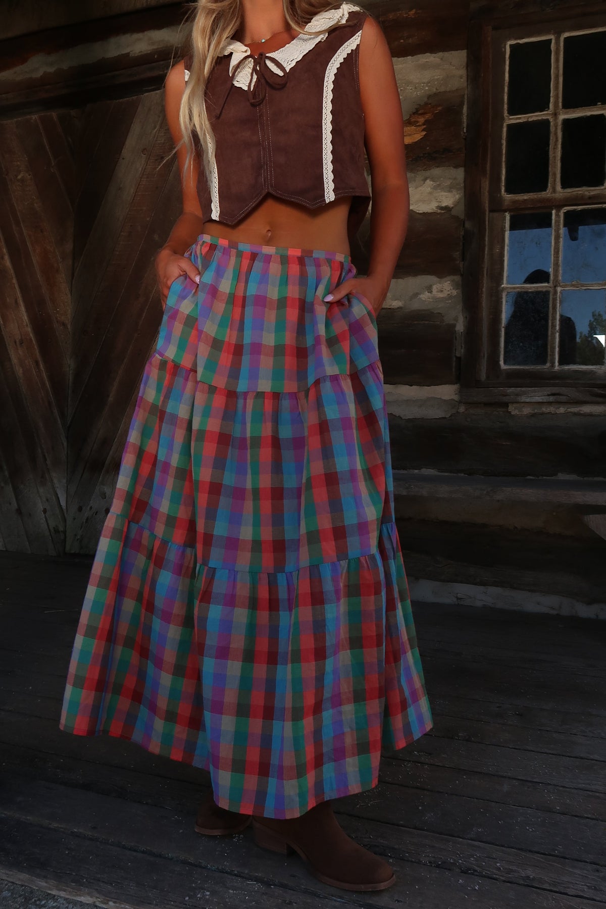Candyland Tiered Maxi Skirt