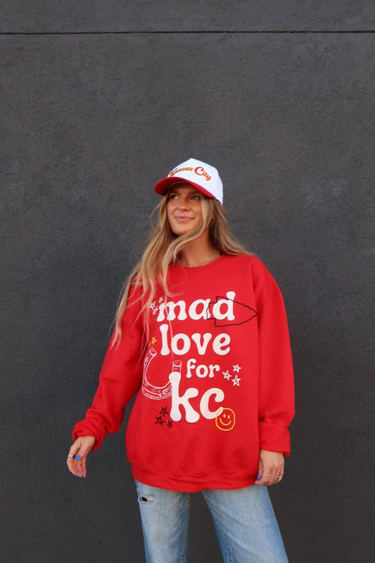 Mad Love for KC Red Crewneck