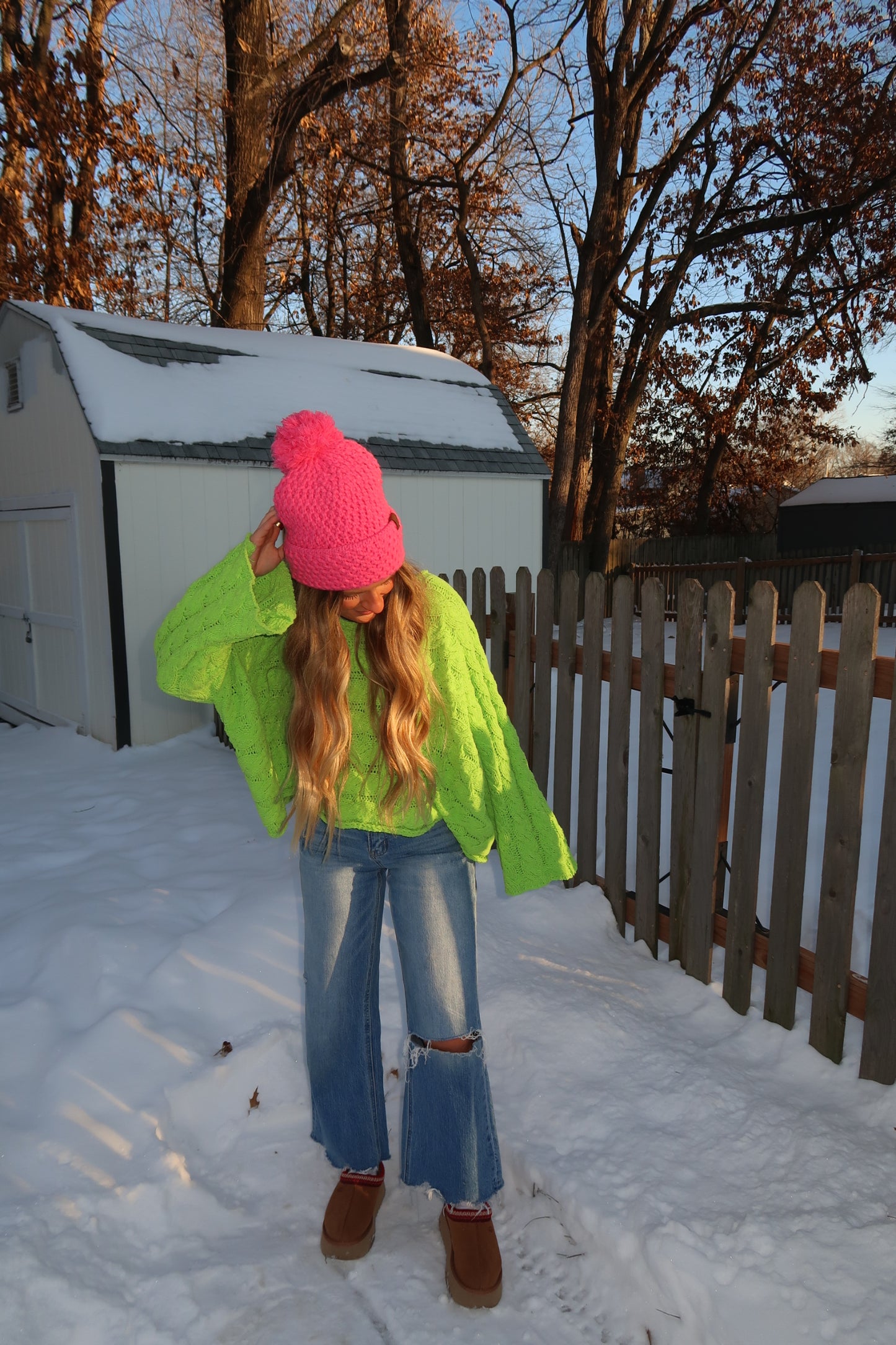 Candy Pink Beanie