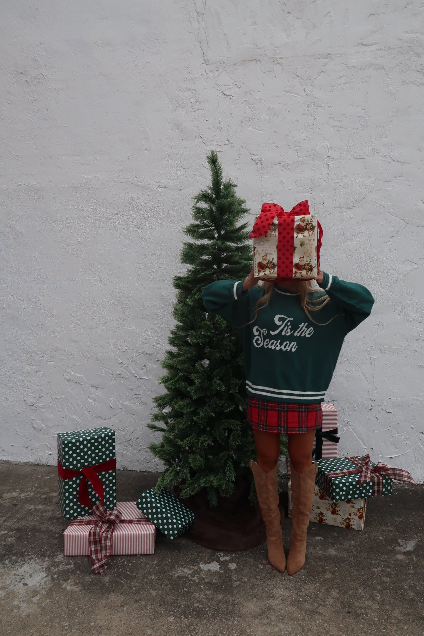 Tis the Szn Green Sweater