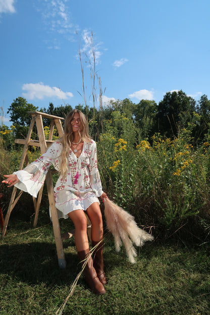 Sunset Haze Shimmer Dress