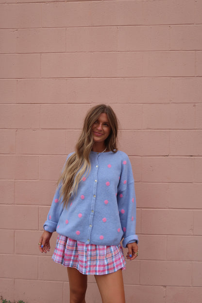 Perri Pink Dot Cardi