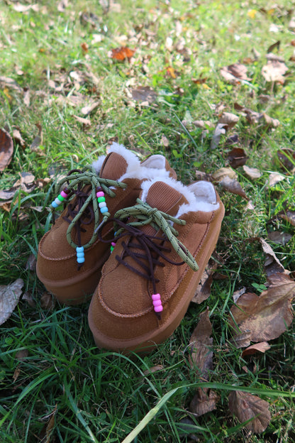 Maple Olive Paracord Platform Mule