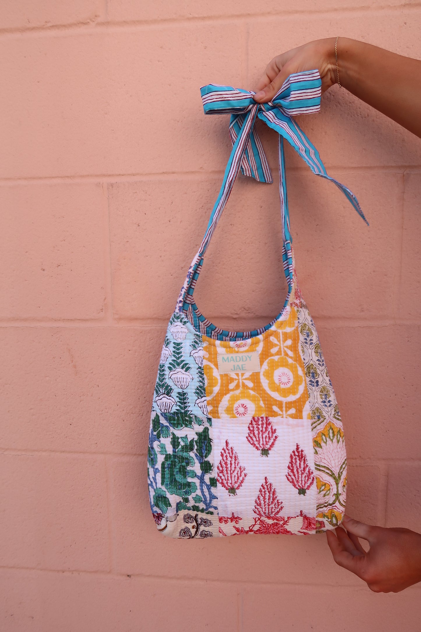 Annie Quilted Bow Purse