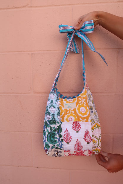 Annie Quilted Bow Purse