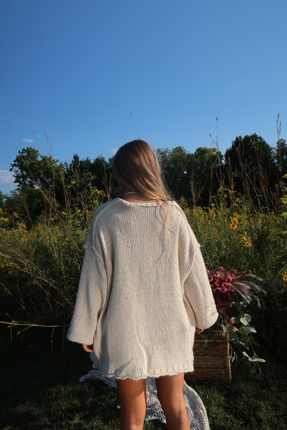 Oatmeal Grandpa Cardigan