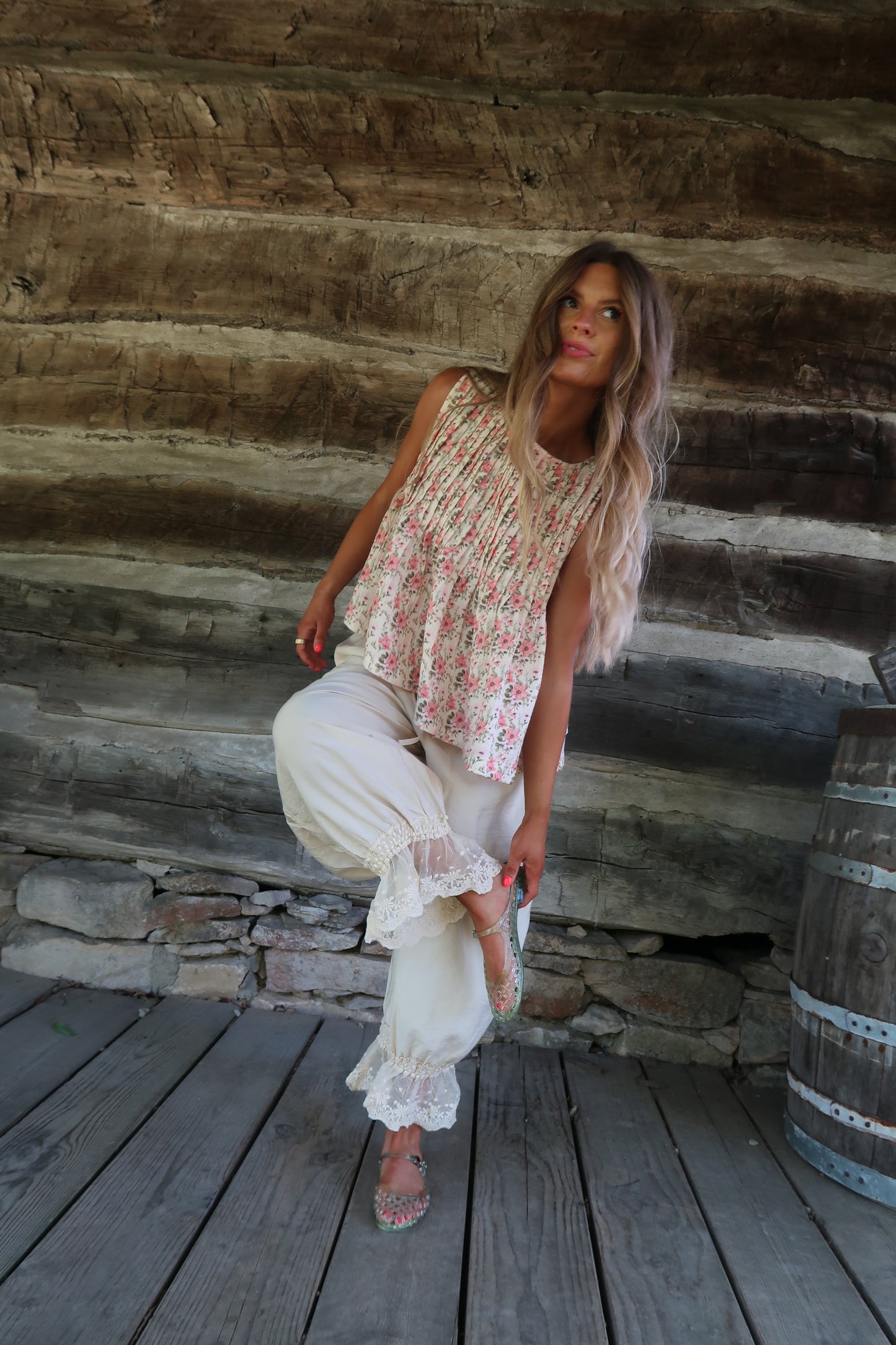 Lilli Floral Babydoll Tank