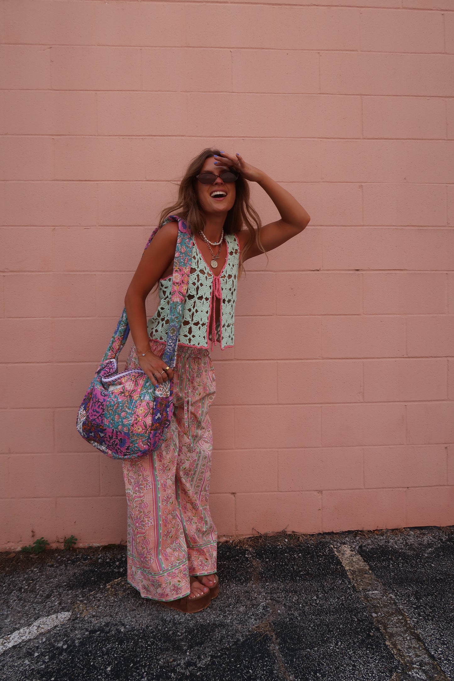 Romee Quilted Hobo Bag