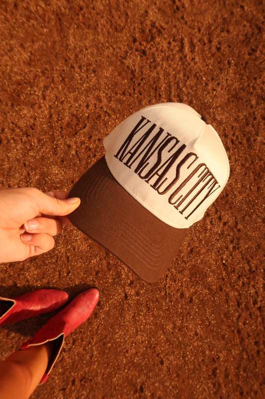 Brown Kansas City Trucker Hat