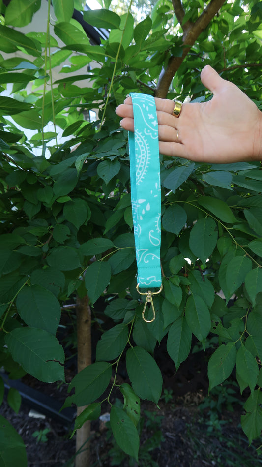Koa Bandana MJ Keychain