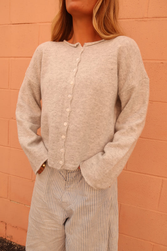 Heathered Grey Everyday cardi