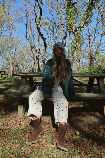 Plaid about you reversible quilted Jacket