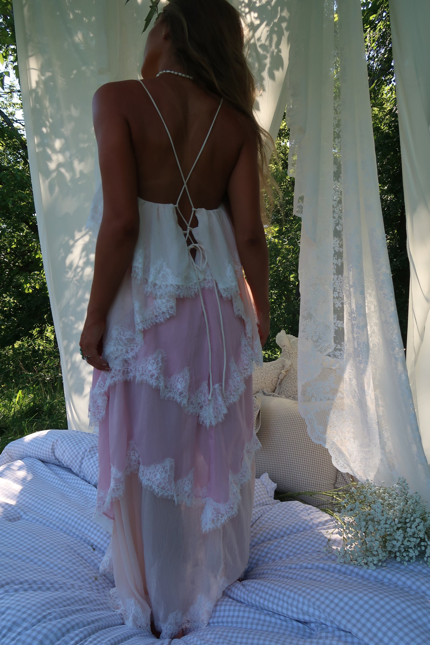 Daydreams Ombre Tiered Maxi Dress