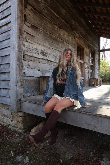 Dark Washed Denim Jacket