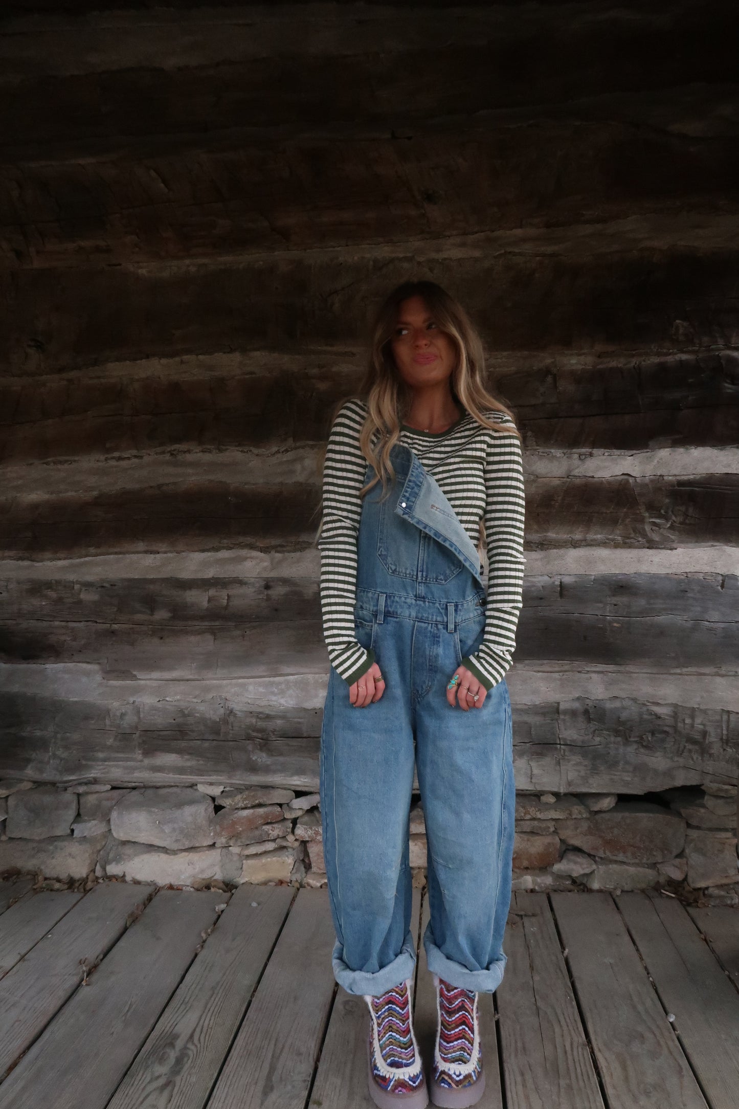 Benny Barrel Leg Overalls