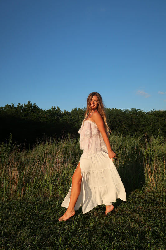 New Day Slit Maxi Skirt