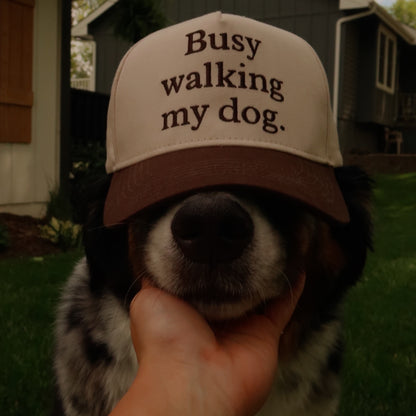 Busy Walking my Dog Hat