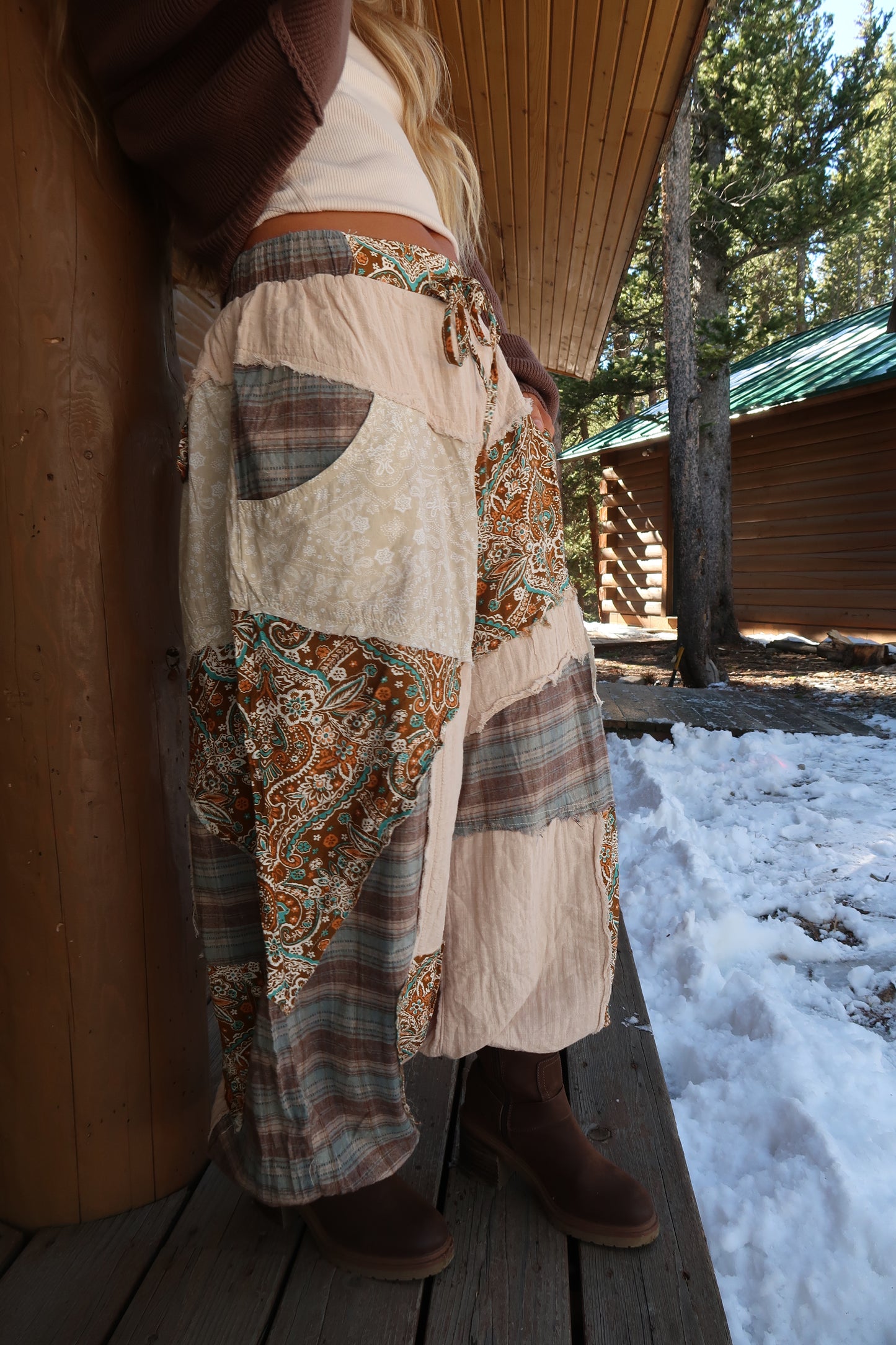 Cabin Fever Patchwork Jogger