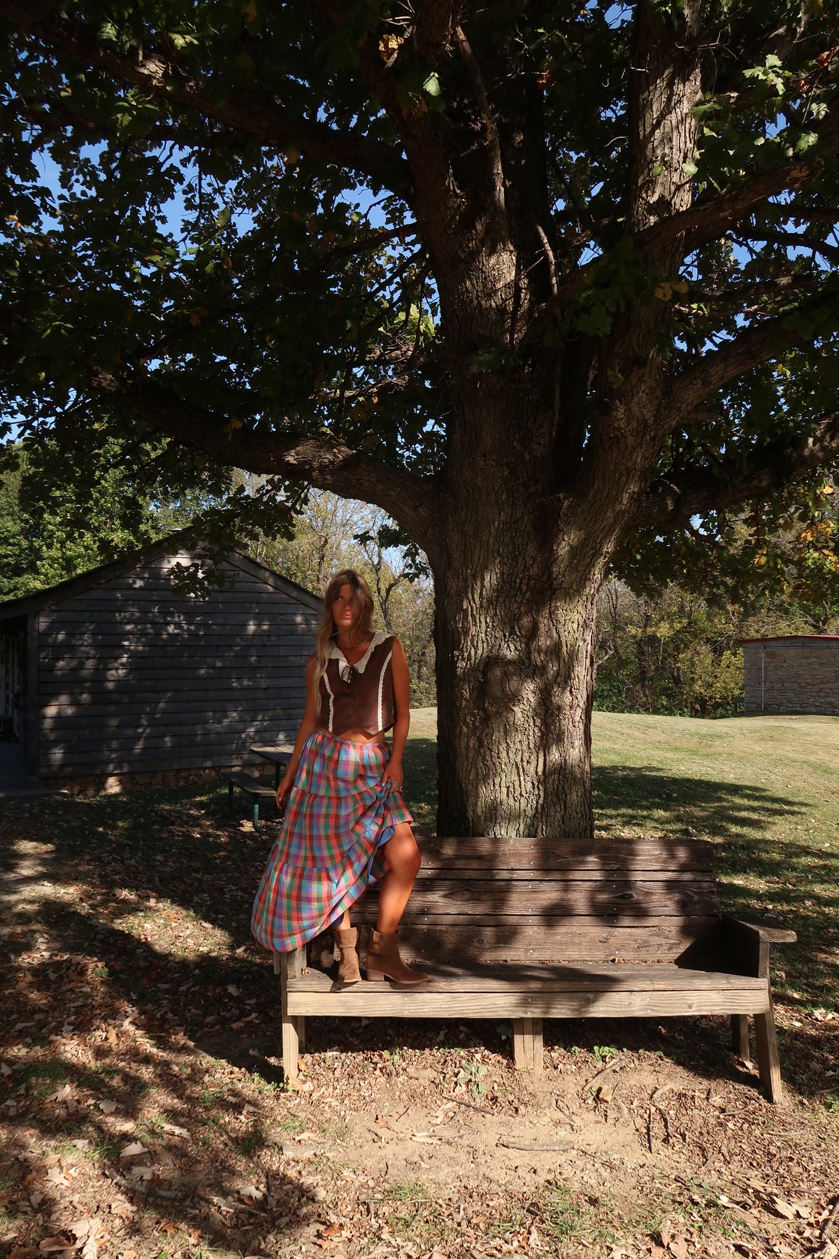 Candyland Tiered Maxi Skirt