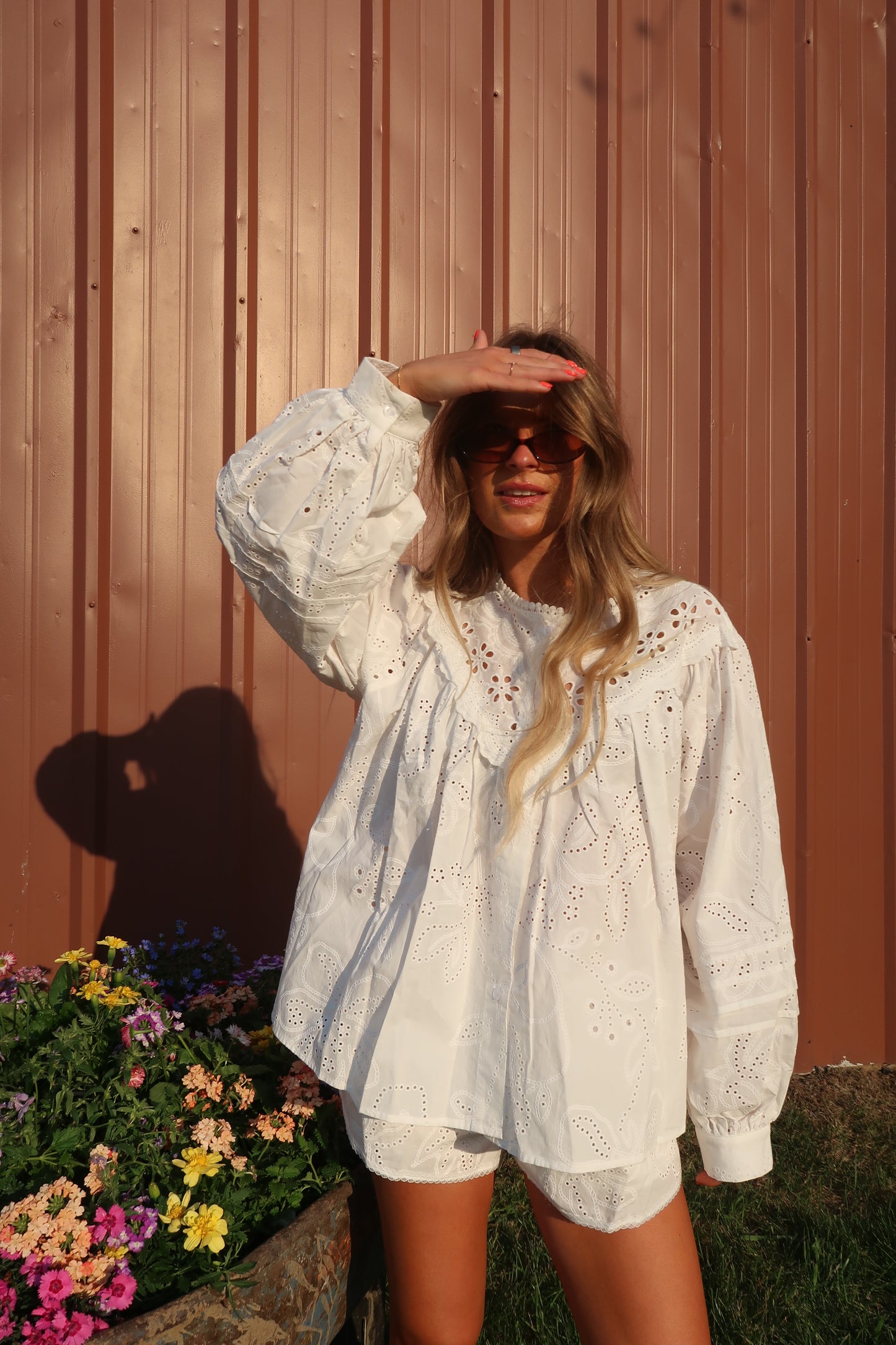 Milo Eyelet Top