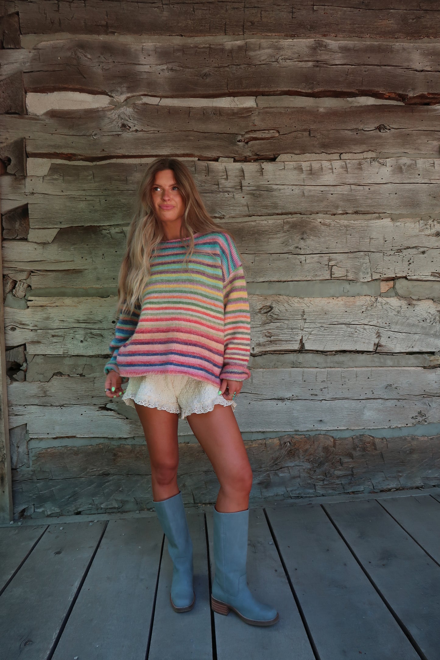 Crisp Air Stripe Sweater