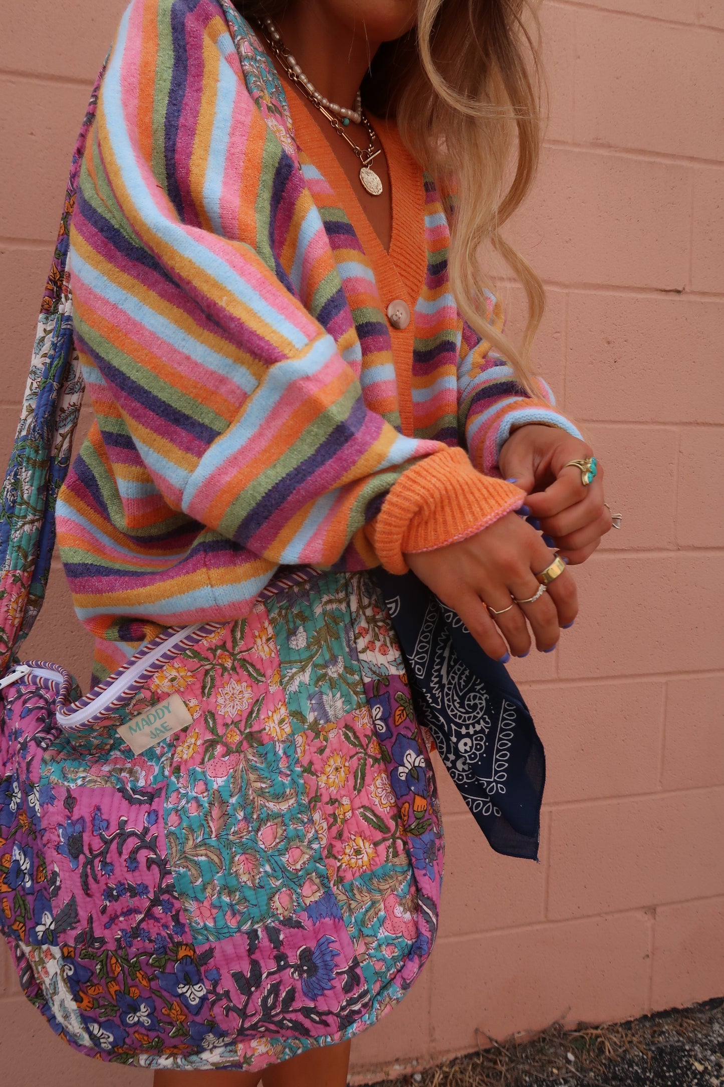 Taste the Rainbow Oversized Cardi