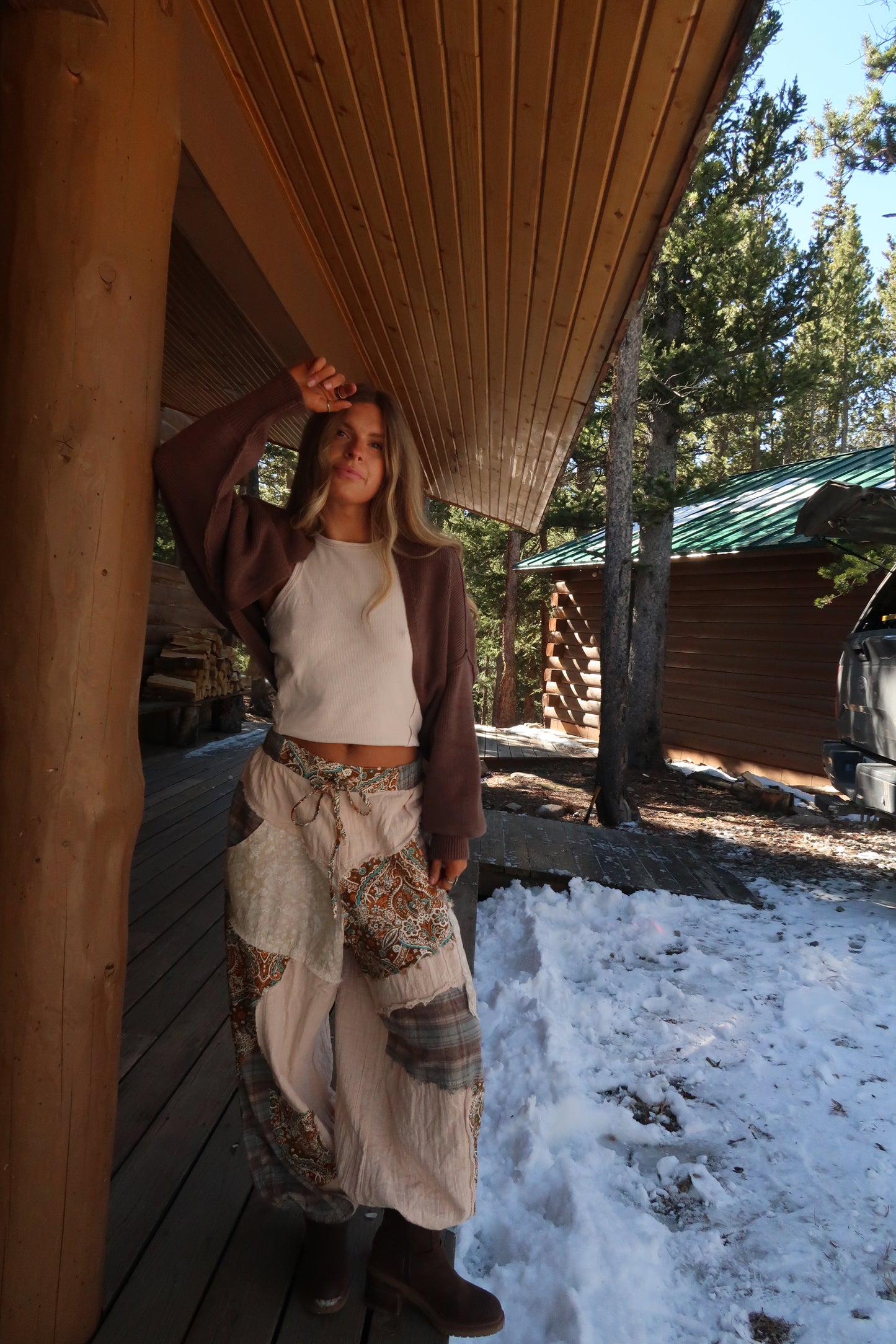 Cabin Fever Patchwork Jogger