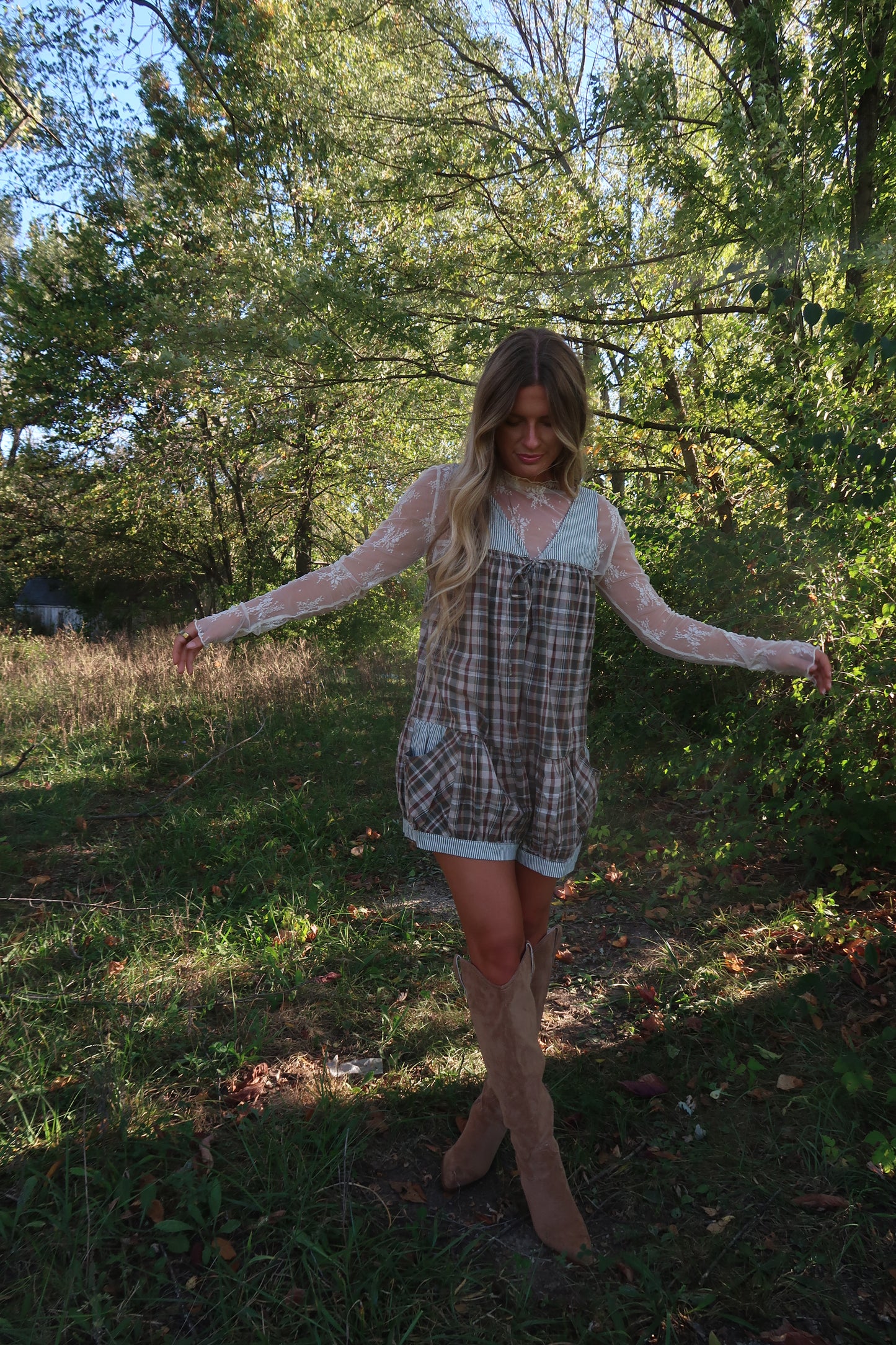 Sweet as Pecan Romper