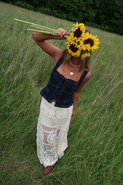 Denim Daydream Corset