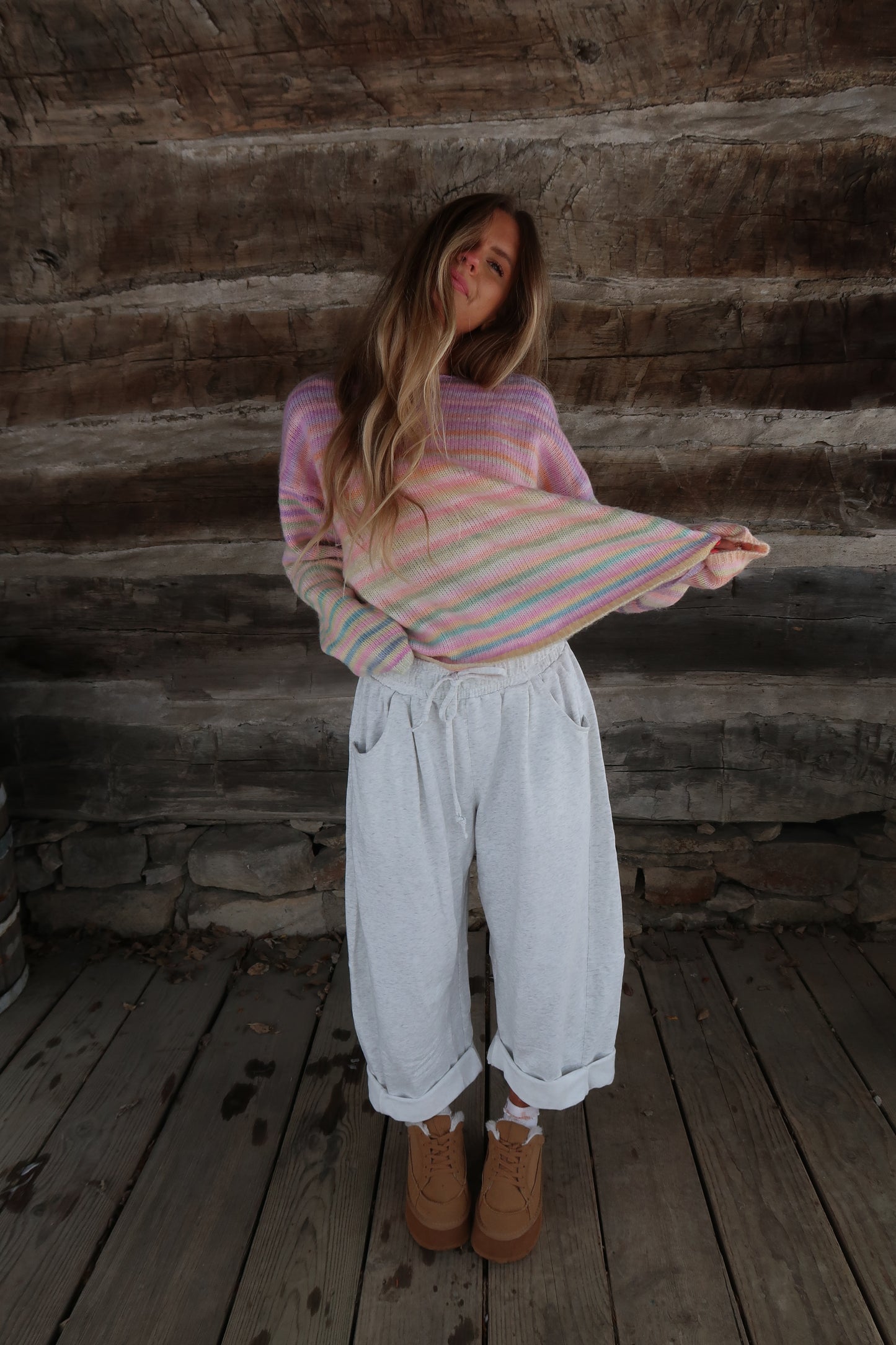 Fresh Air Stripe Sweater