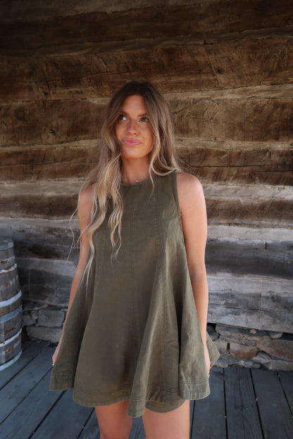Olive Breeze Tank