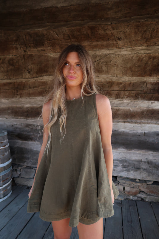 Olive Breeze Tank