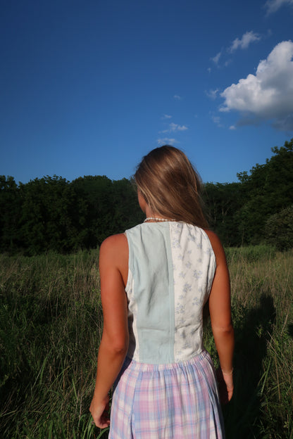 Hayze Floral Denim Vest