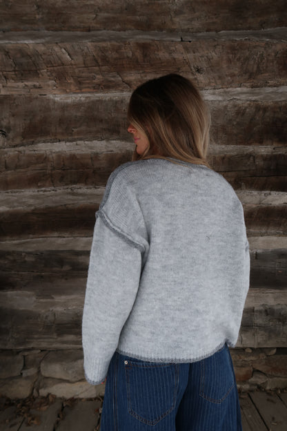 Moonlight Contrast Sweater