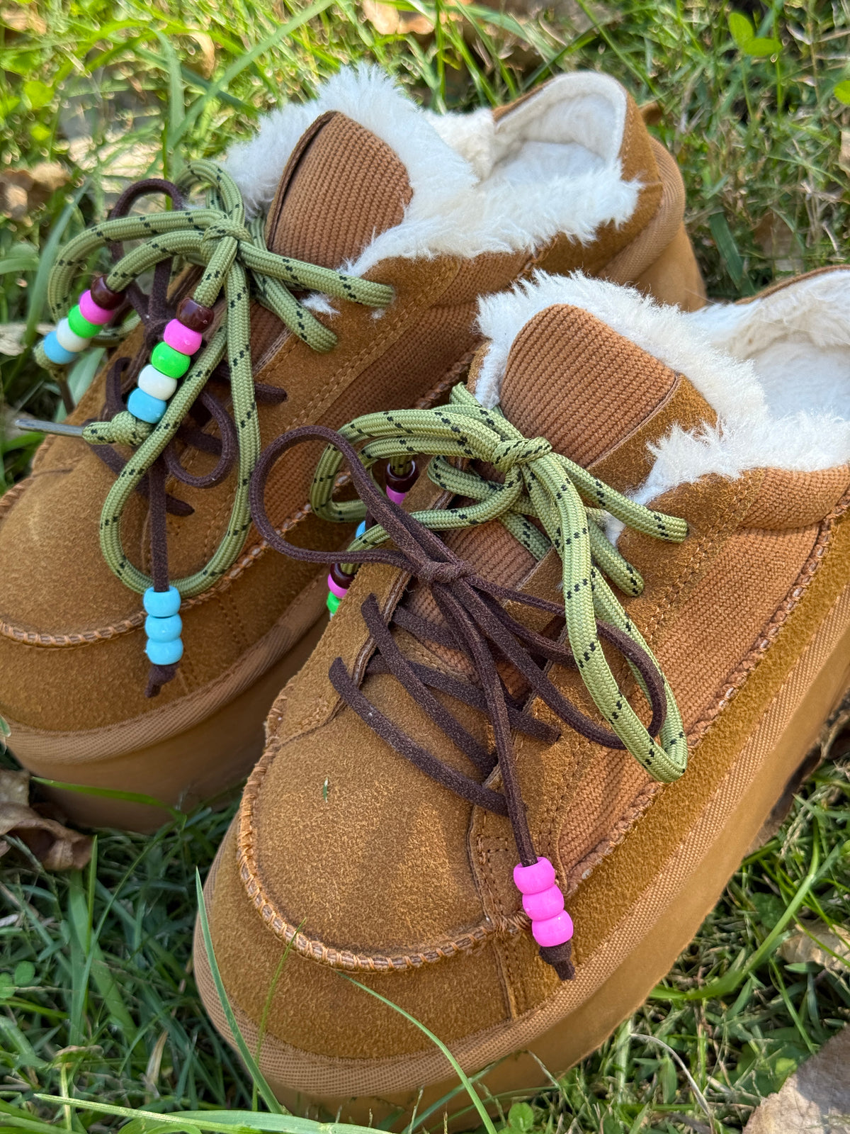 Maple Olive Paracord Platform Mule