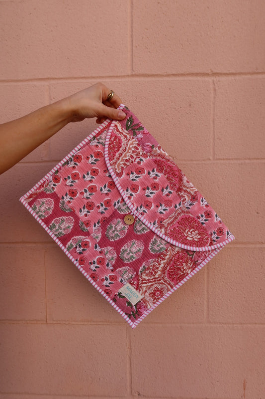 Iris Quilted Laptop Sleeve