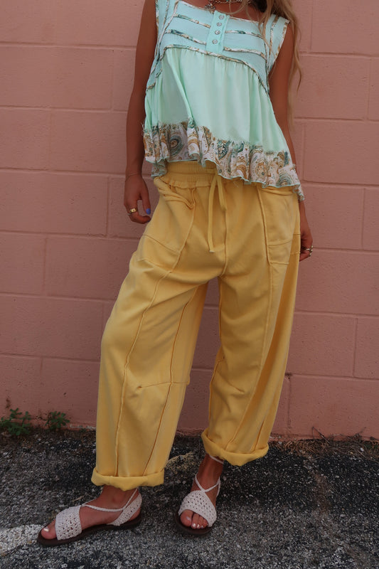 Marigold Barrel Sweats