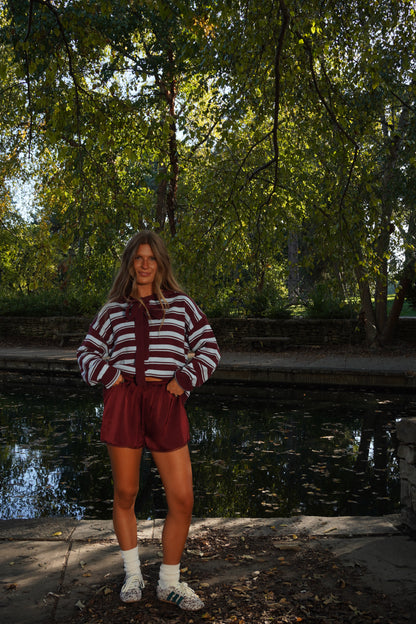 West Village Stripe Cardigan