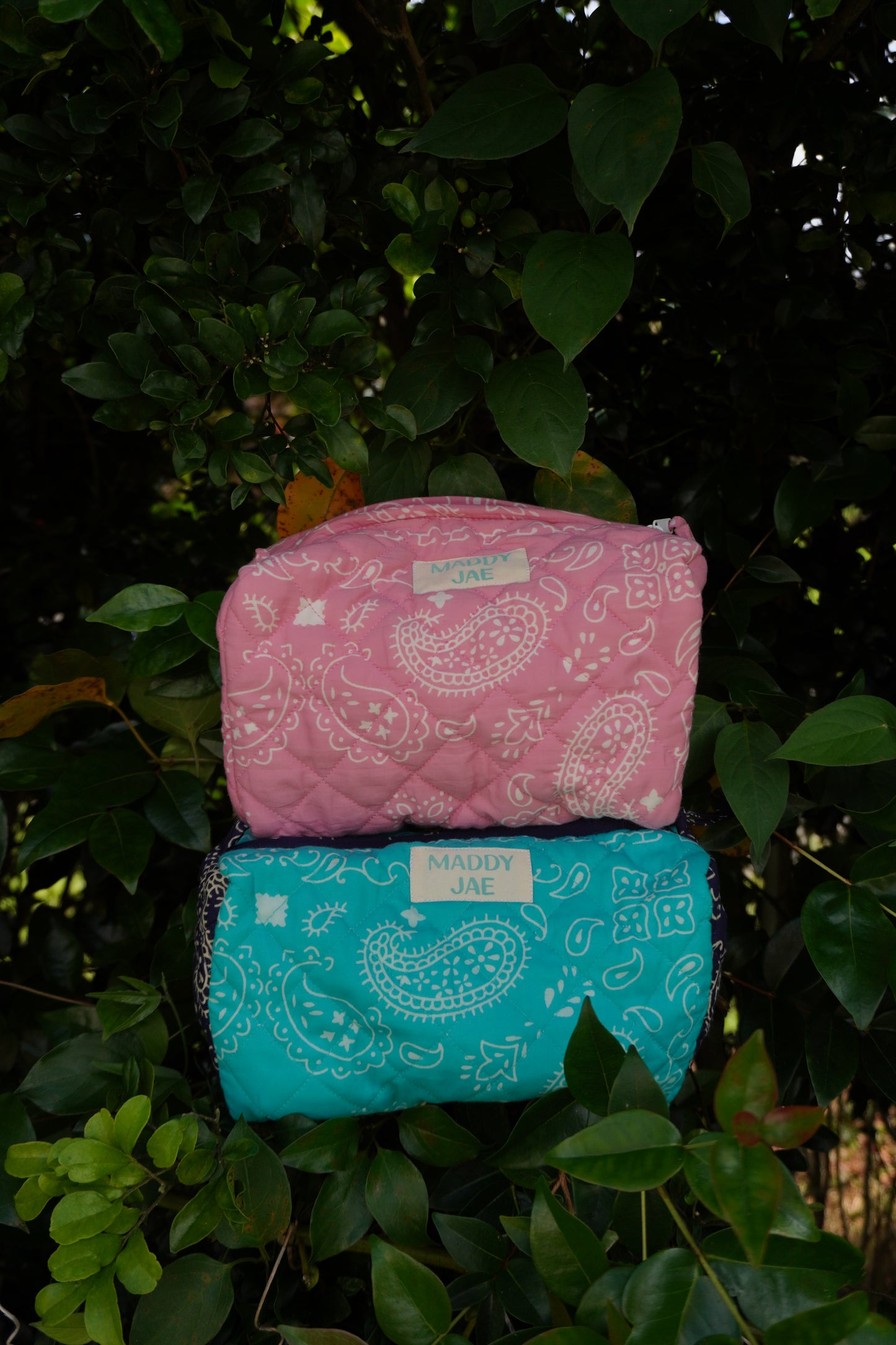 Koa Patchwork Quilted Cosmetic Bag
