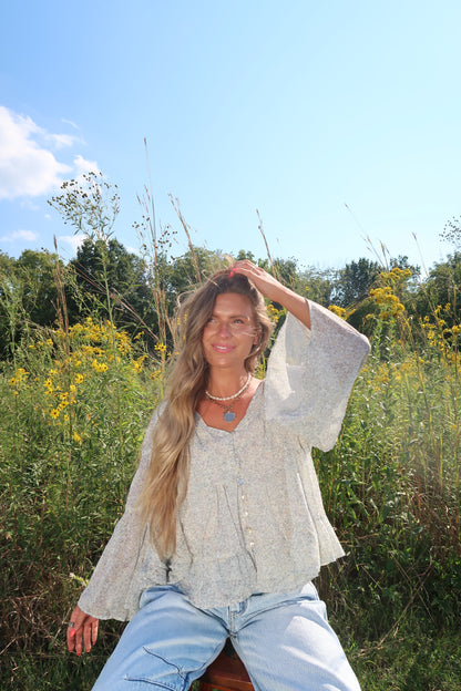 Free Spirit Flutter Top