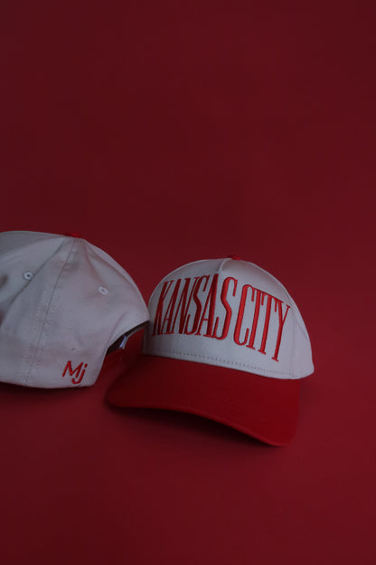 Red Kansas City Trucker Hat