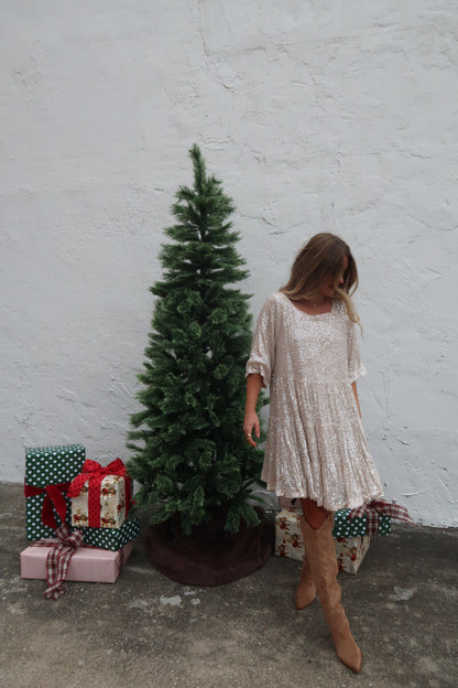Jingle Bells Babydoll Dress