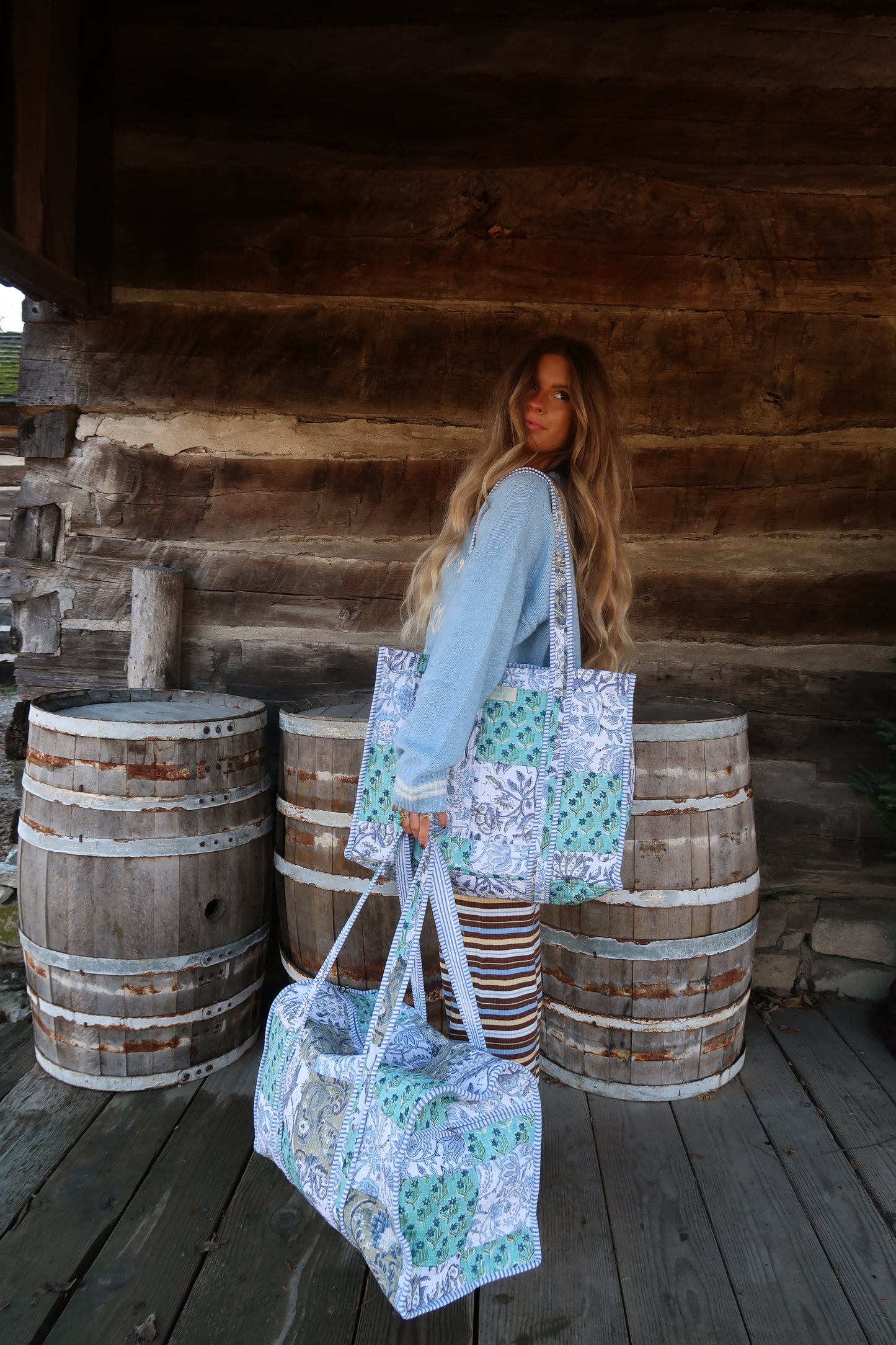 Cove Quilted Tote Bag