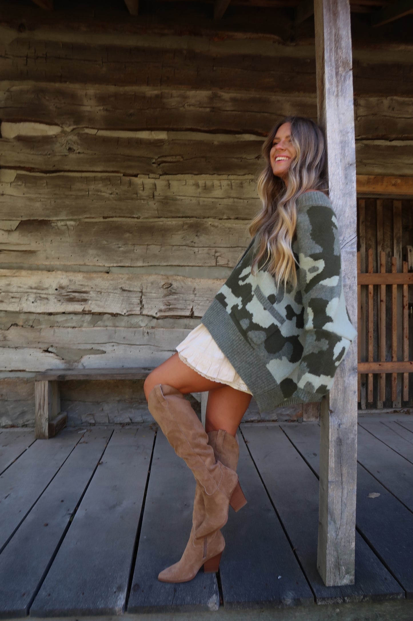 Latte Knee High Boots