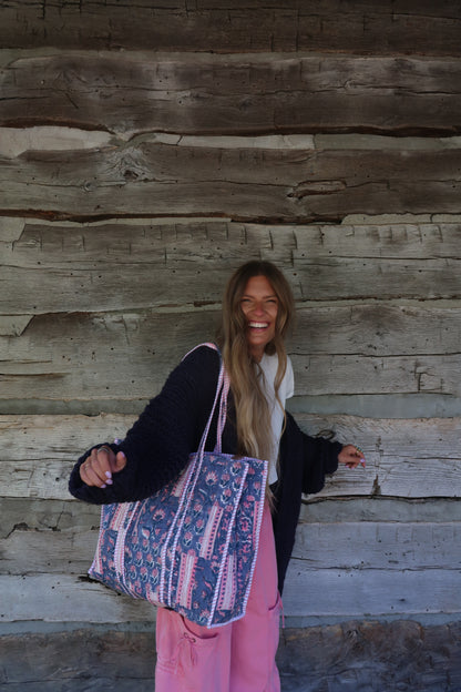 Palmer Quilted Tote Bag