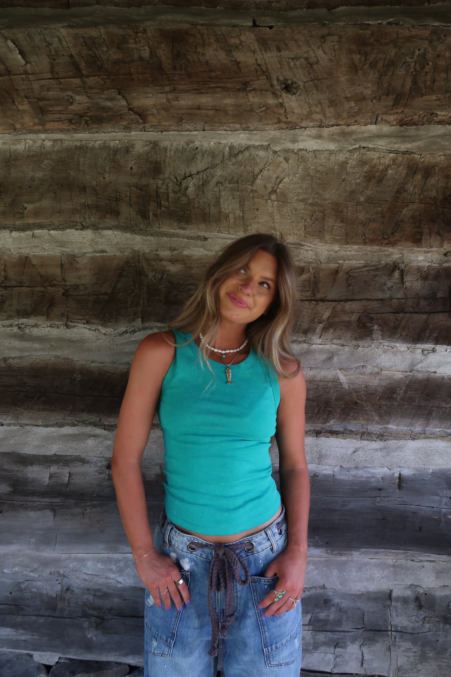 Jungle Green Mineral Wash Tank