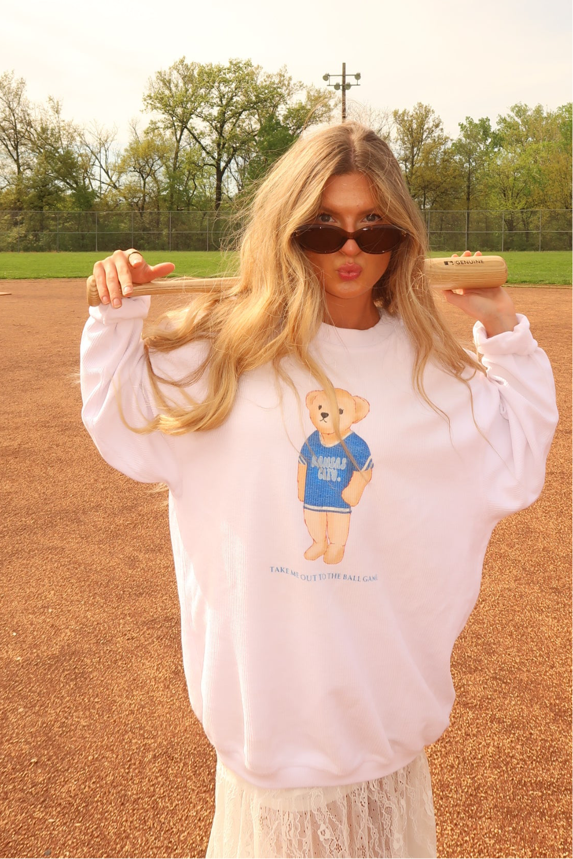 Blue Beary KC Corded Crew