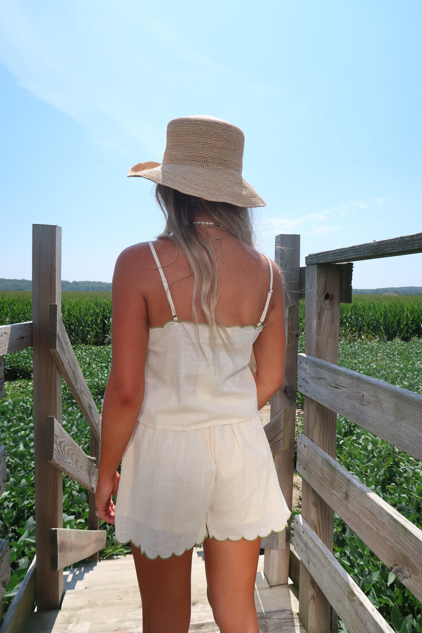 Sunday Embroidered Tank