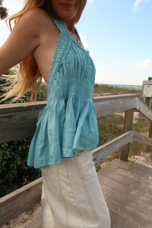 Lagoon Halter Top